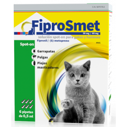 Fiprosmet pipetas antiparasitarias para Gatos y hurones
