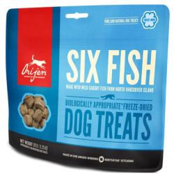 Orijen Six fish Dog Treats Snacks naturels pour chien 42,5gr
