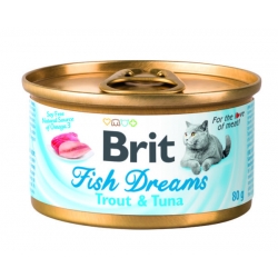 Brit care cat fish dreams algas mackerel latas para gato