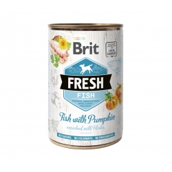 Brit fresh pescado calabaza latas para perro