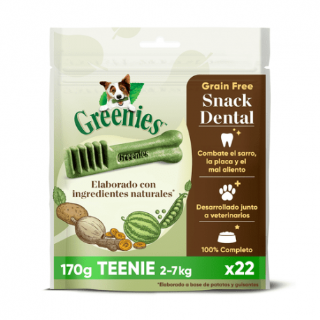Greenies Grain Free Snack Dental Teenie Para Perros 170 g