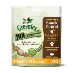 Greenies Grain Free Snack Dental Petite Para Perros 170 g