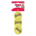 Kong Air Squeaker Tennis Ball Pack Pelotas Tennis
