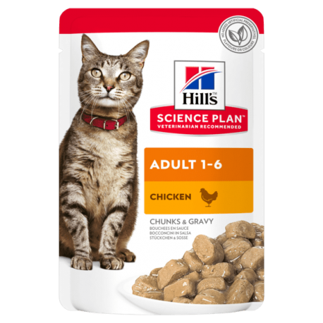 Hills-SP Feline Adult avec Poulet (Sachet) (1)