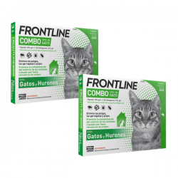 Frontline Combo Chats et Furets Pack 2 unités (12 Pipettes)