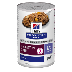 Pack x12 boîtes Hills i/d pour chiens ayant des problèmes digestifs