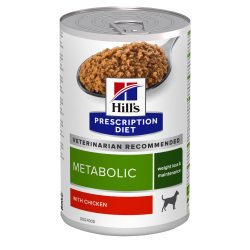 Pack x12 boîtes Hills Canine Metabolic 370 gr. pour chiens