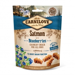 Carnilove Dog Snack Crunchy sabor Salmon Arandanos
