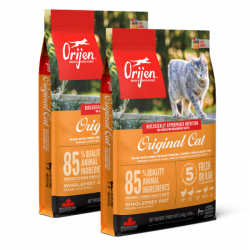 Croquettes Orijen Original Cat pour chatons et chats au poulet 5,4Kg Pack économique x2