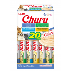Pack Churu para gato adulto Pure Mix de Atún y Pollo 20x14gr