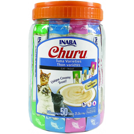 Bote Churu para gato adulto Pure Mix de Atún 50x14gr