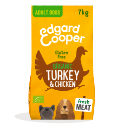 Pienso para perros Edgard & Cooper de pavo y pollo ecológico