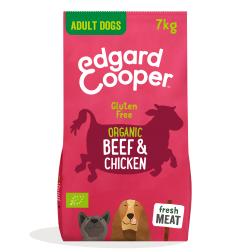 Pienso para perros Edgard & Cooper de ternera y pollo ecológico