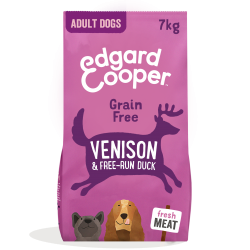 Pienso para perros Edgard & Cooper con venado fresco y pato