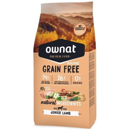 Ownat Grain Free Prime-Prime Junior Agneau Grain Free (1)
