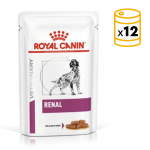 Pack x12 Royal Canin Veterinary Diets Renal nourriture humide pour chiens