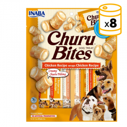 Pack Churu Dog Adult Bites de Pollo 8x96gr